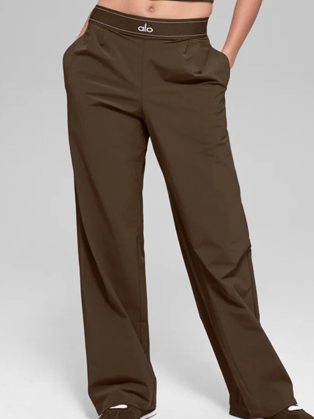 NWT ALO Yoga Suit Up Trouser (Regular M) Espresso Brown Casual / Office ๐โจ - Picture 8 of 8